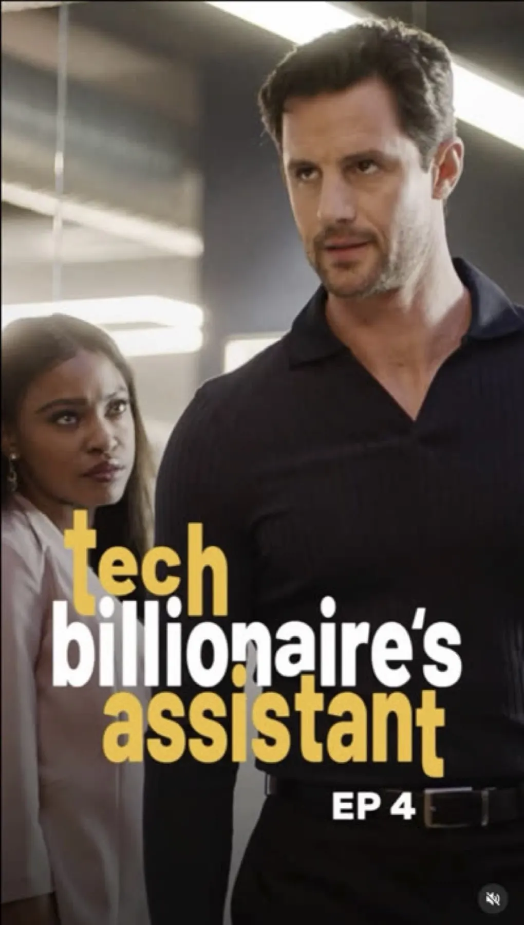 Tech Billionaire's Assistant vertical drama poster, a workplace romance series produced by Evolve Media